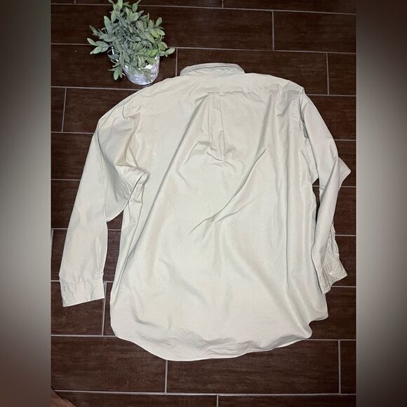 Polo Ralph Lauren Blake khaki colored button down sz XXL - Picture 4 of 7
